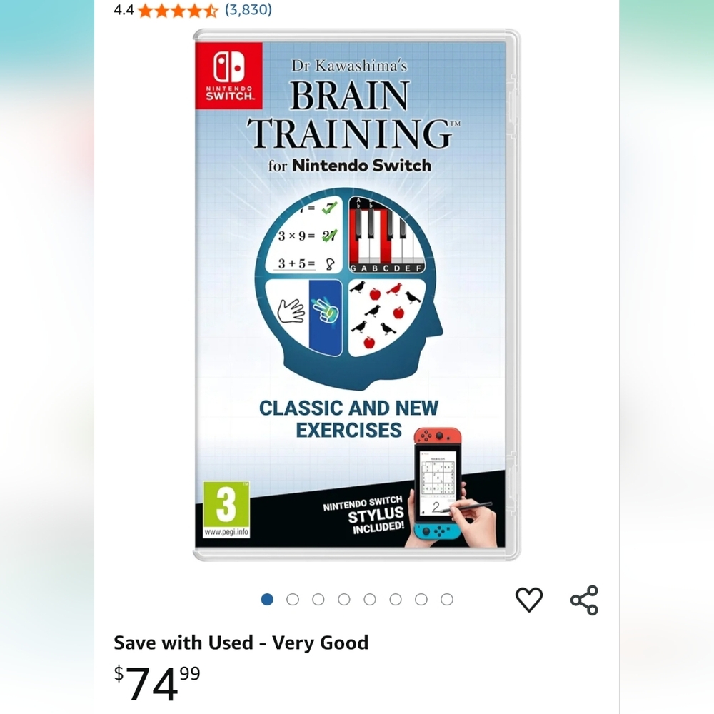 Nintendo Switch Brain Training
